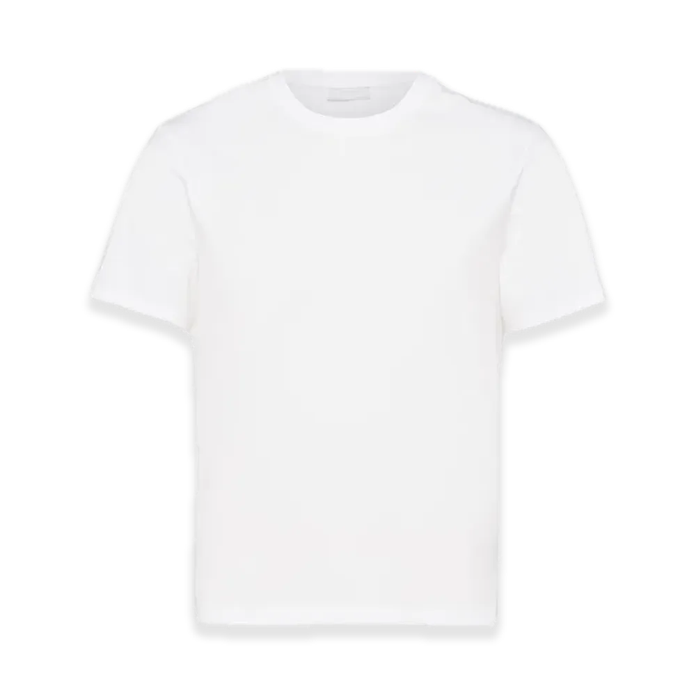 PRADA Stretch Cotton Tee "White"