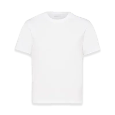 PRADA Stretch Cotton Tee "White"