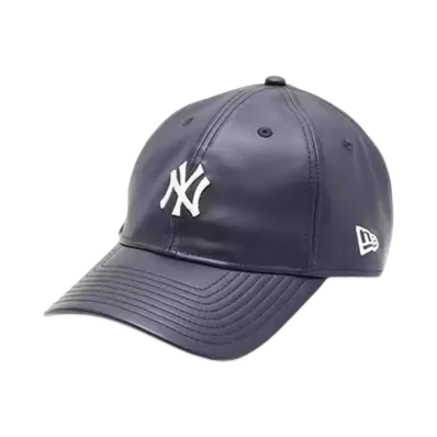 NEW ERA x atmos 9Twenty New York Yankees Wet Leather "Navy"