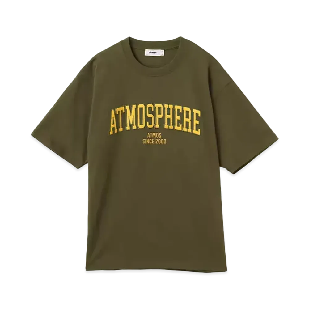 atmos College Logo T-Shirts "Khaki"