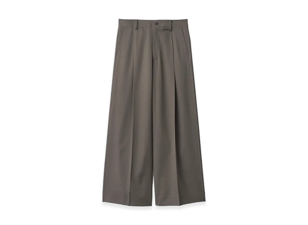 ssstein Extra Wide Trousers "Khaki Beige"