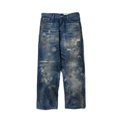 NEIGHBORHOOD 24SS Denim DP Wide Pants Savage "Indigo"