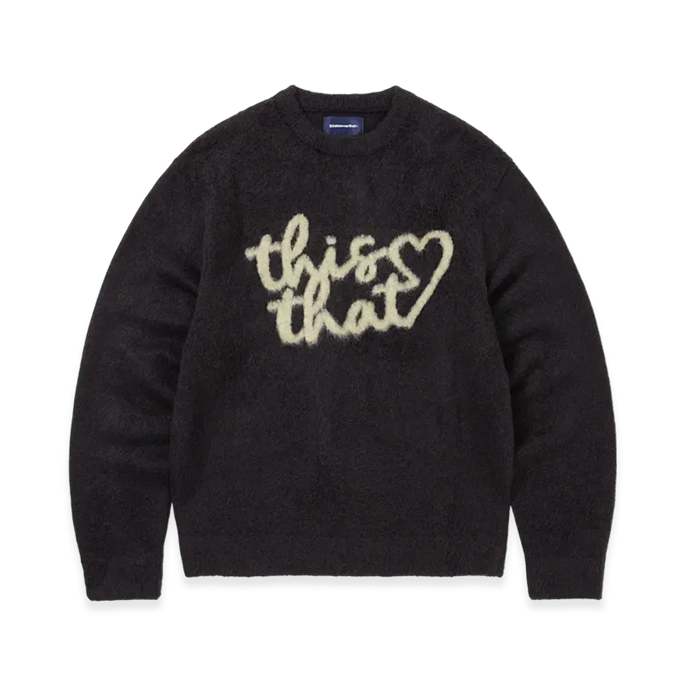 thisisneverthat Heart Logo Knit Sweater "Dark Navy"