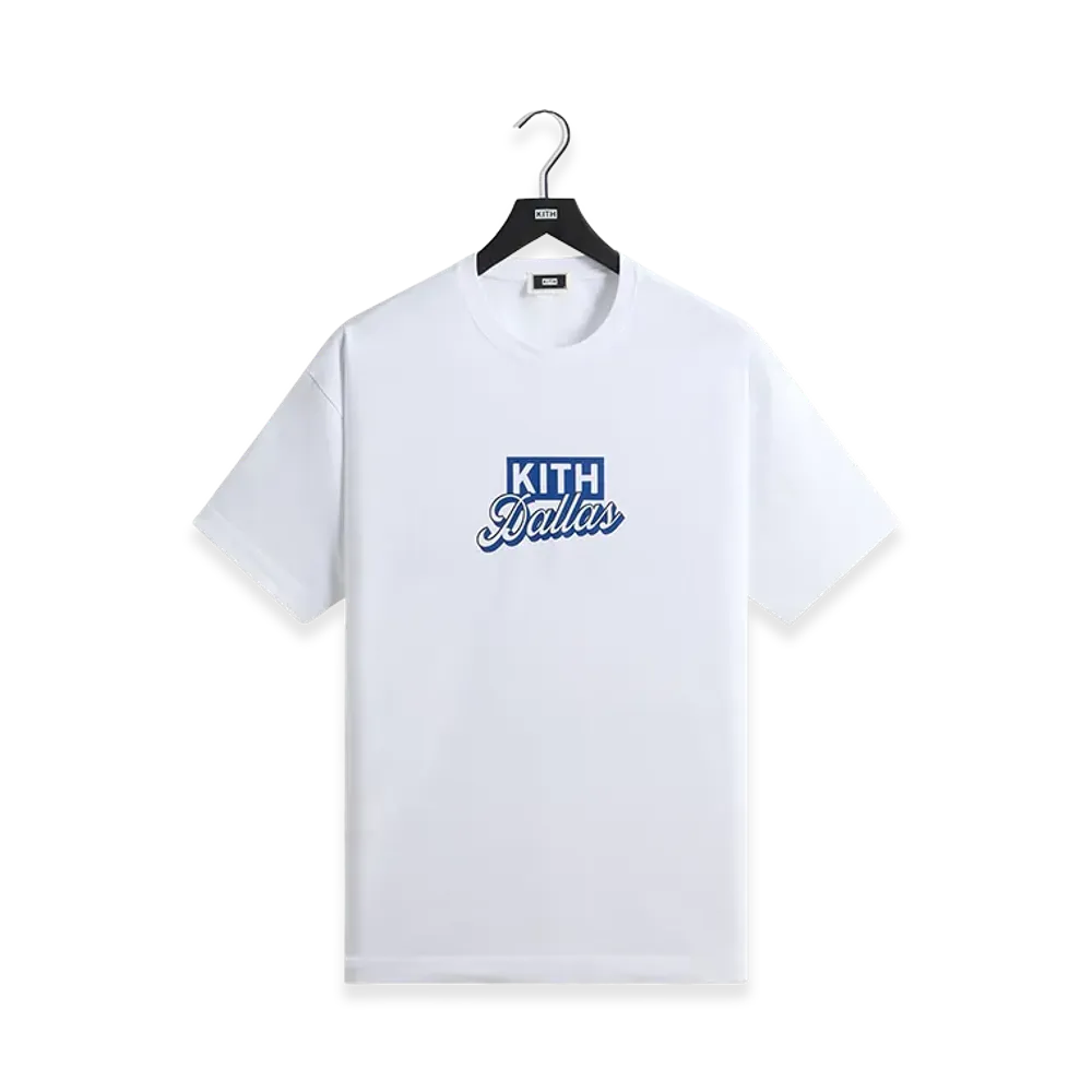 Kith Dallas Classic Logo Tee "White"