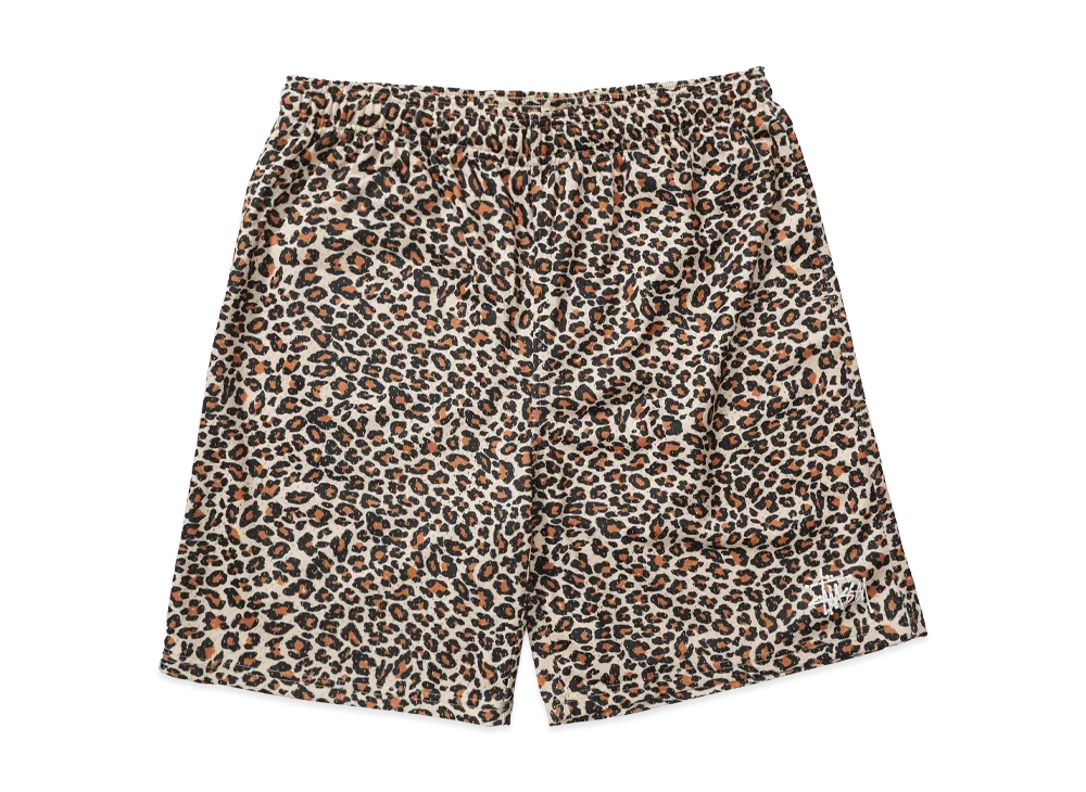 Stussy Basic Mesh Short "Leopard"