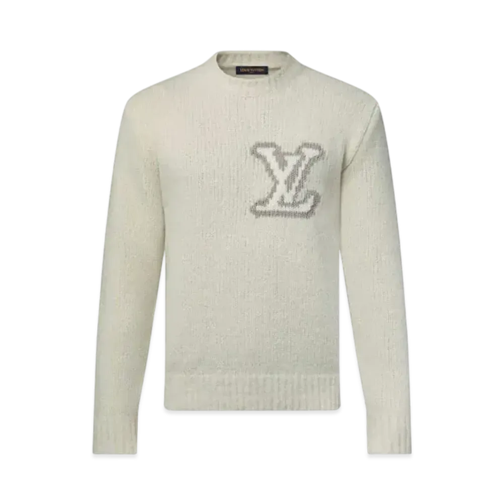 Louis Vuitton Wool Blend Crewneck "Milky White"