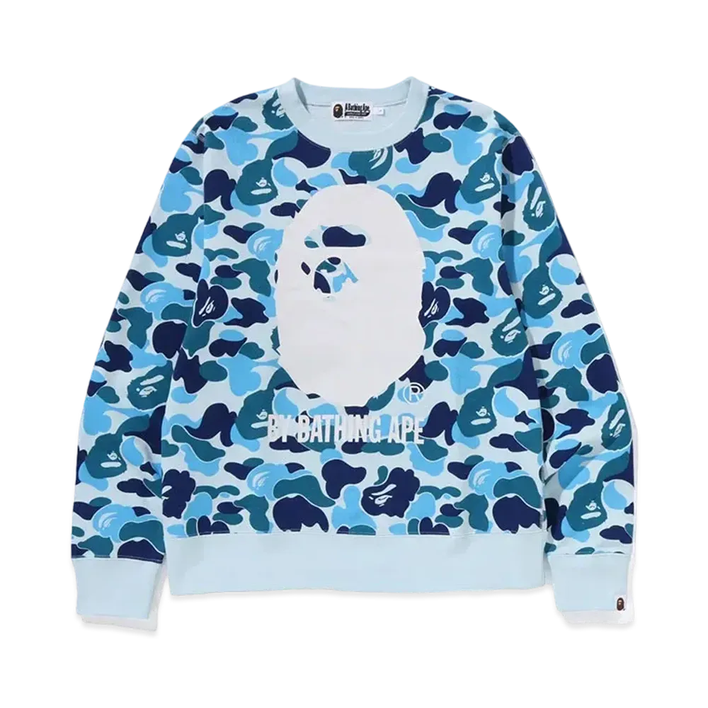 A BATHING APE ABC Camo By Bathing Ape Crewneck Sweat "Blue"