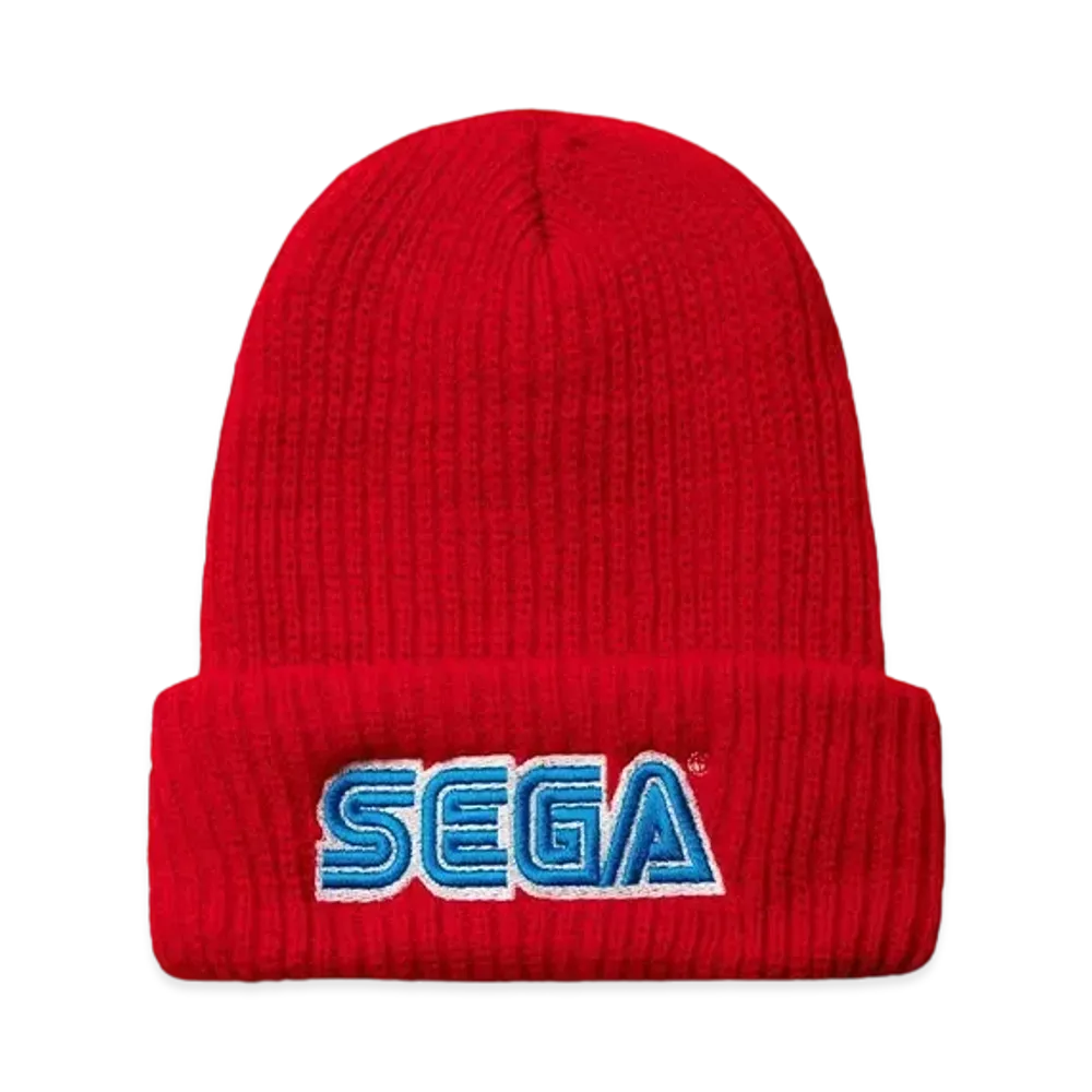 Geeks Rule x SEGA Company Logo Knit Cap "Red"