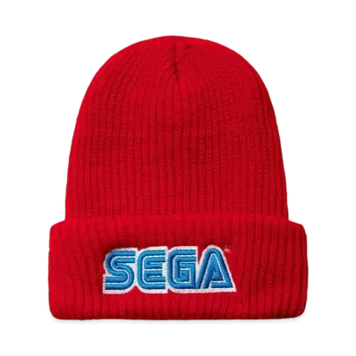 Geeks Rule x SEGA Company Logo Knit Cap "Red"