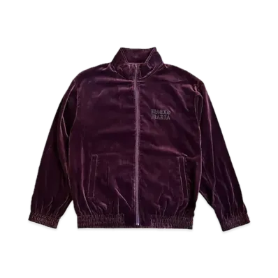 WACKO MARIA Velvet Track Jacket "Burgundy"
