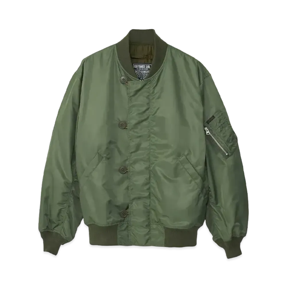 HYSTERIC GLAMOUR Flight Jacket "Khaki"
