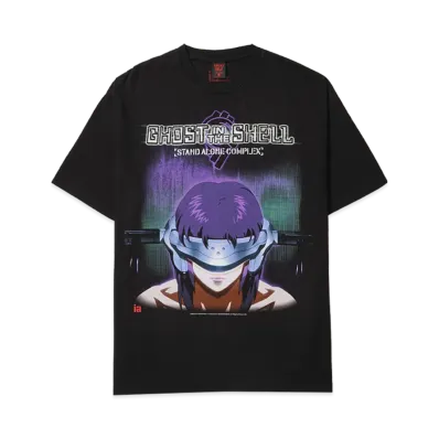 Geeks Rule x GHOST IN THE SHELL STAND ALONE COMPLEX x Infinite Archives 15 Silkscreen Printing T Shirt "Black"