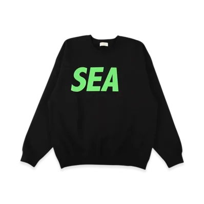 WIND AND SEA Crewneck Sweatshirt "Black"