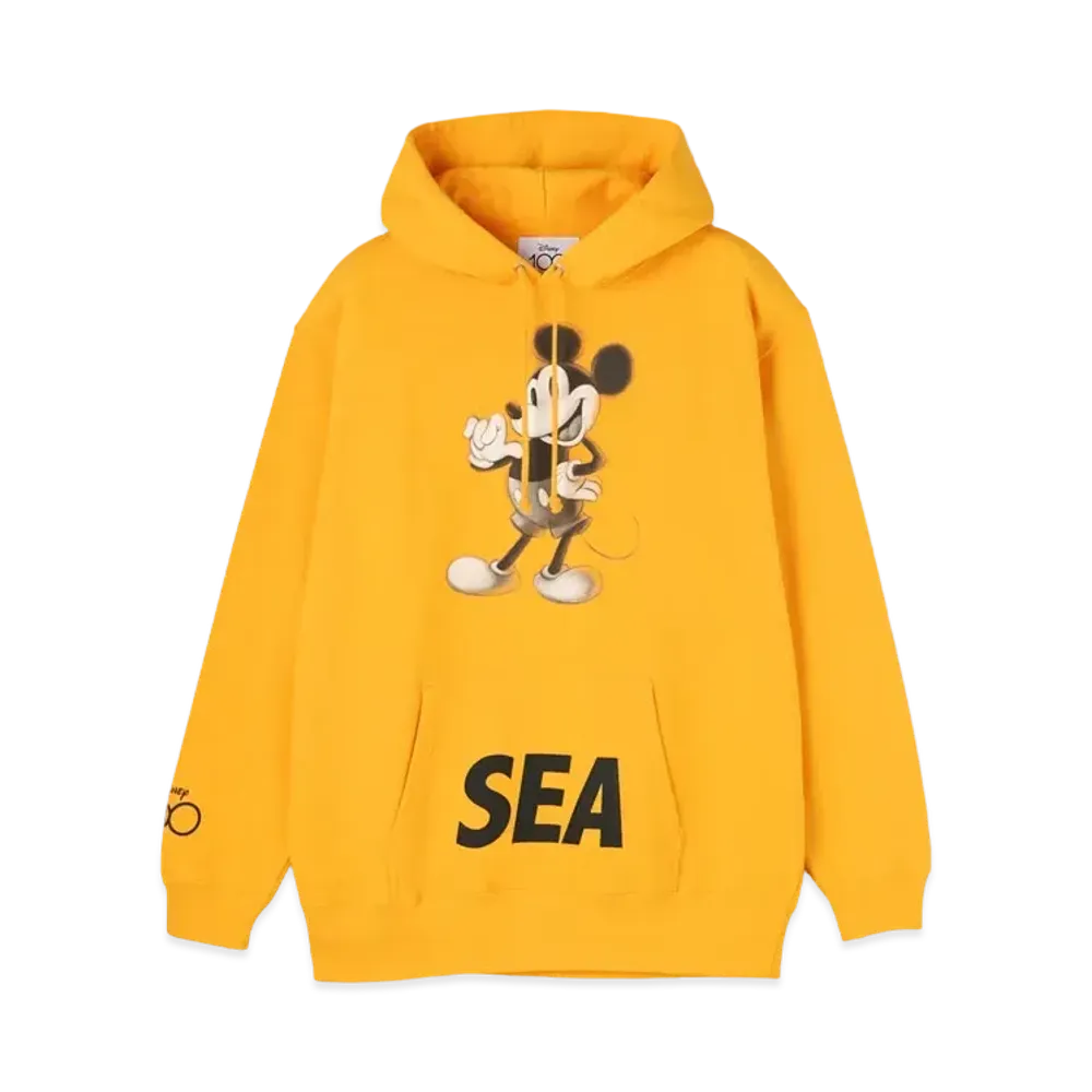 WIND AND SEA Mickey Mouse / Hoodie "Gold"