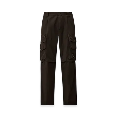 C.P. Company Flatt Nylon Cargo Pants "Black"