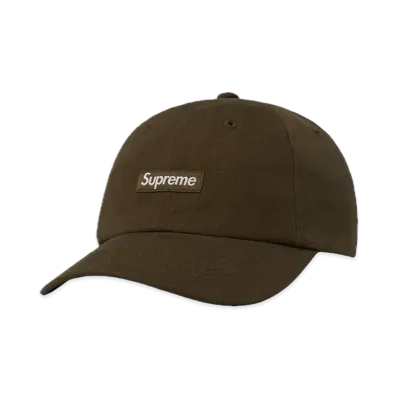 Supreme Brushed Cordura Small Box 6-Panel "Olive"