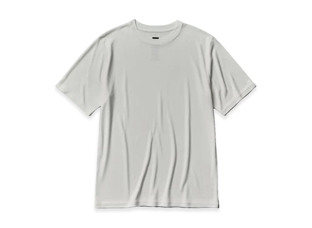 Graphpaper Bamboo Rayon Smooth S/S Crew Neck Tee "Natural"