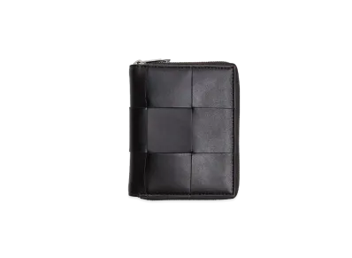 Bottega Veneta Zip Around Wallet "Black"