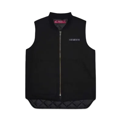 Hide and Seek Work Zip Vest(24aw) "BLACK"