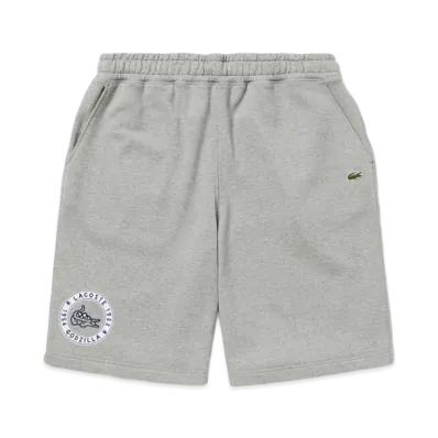 LACOSTE x Godzilla 2.0 Sweat Shorts "Grey"
