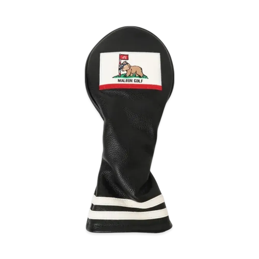 BEAMS x MALBON GOLF Exclusive California Bear Head Cover (For Dv) "Black"