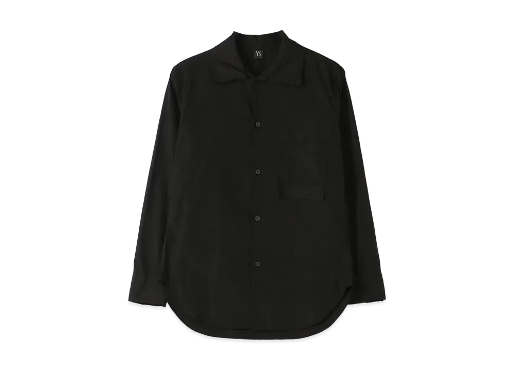 Yohji Yamamoto Y's BROAD CUT-OUT BLOUSE "Black"