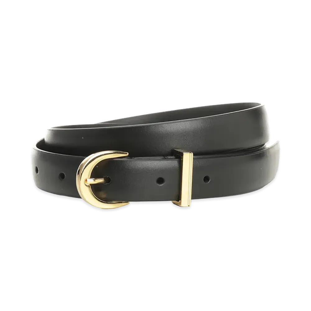 KHAITE Women's Luna Belt - Gold (20Mm) "Camel"