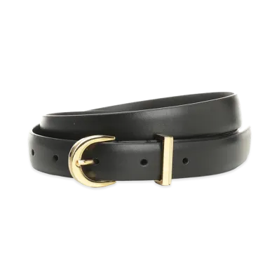 KHAITE Women's Luna Belt - Gold (20Mm) "Camel"