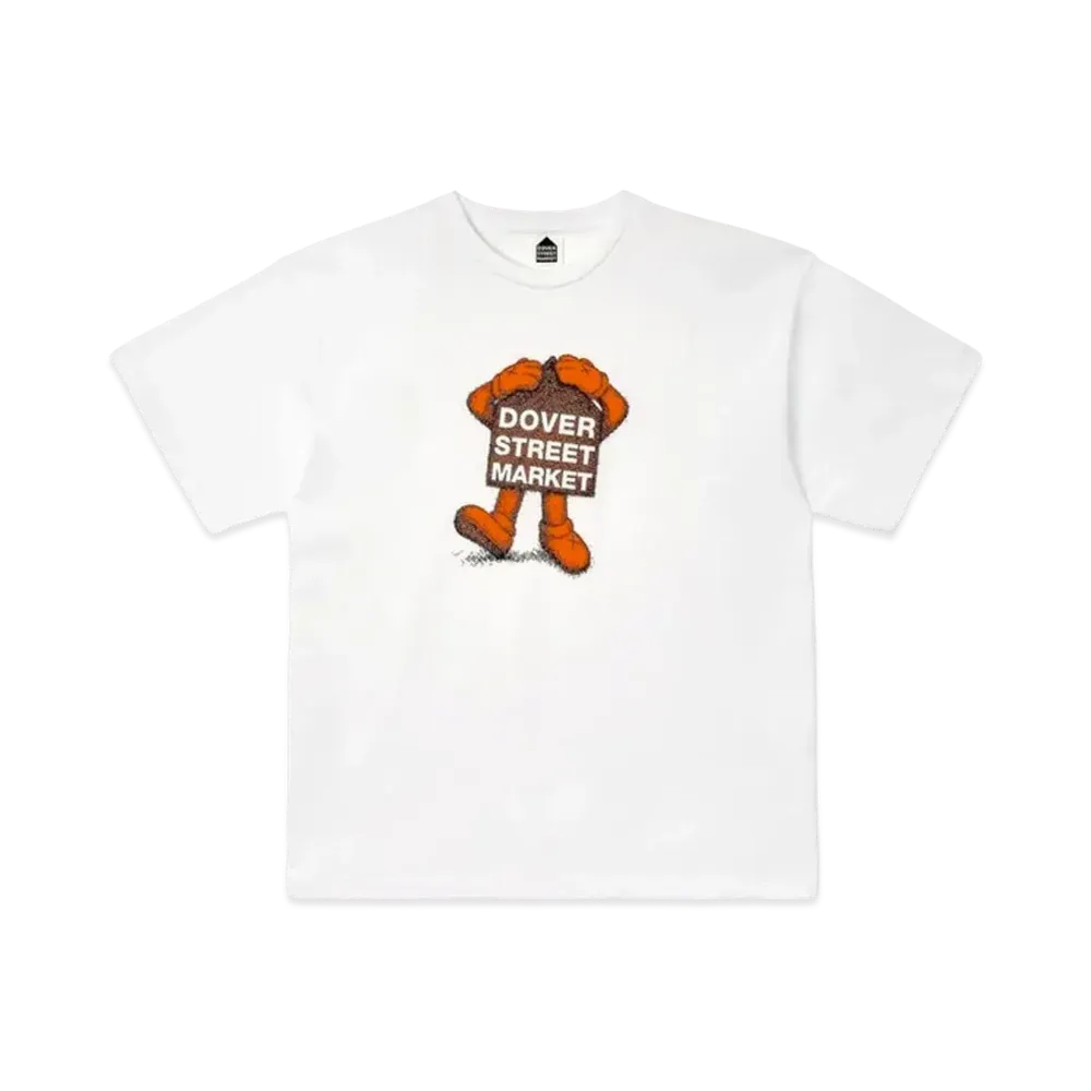 KAWS x Dover Street Market Fluro Rebellion T-Shirt "Orange"