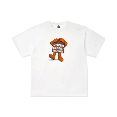 KAWS x Dover Street Market Fluro Rebellion T-Shirt "Orange"