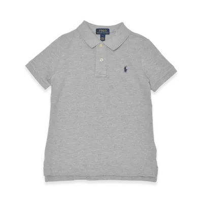 Polo Ralph Lauren Cotton Mesh Polo Shirt Kids "New Grey Heather"