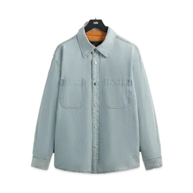 Kith Quilted Apollo Shirt "Light Indigo"