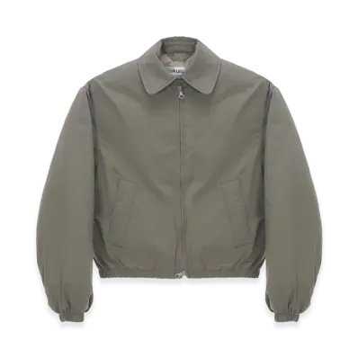 OUR LEGACY Women's Cropped Avenue Puffa Jacket "Solaro Sage Tide Cotton Nylon"