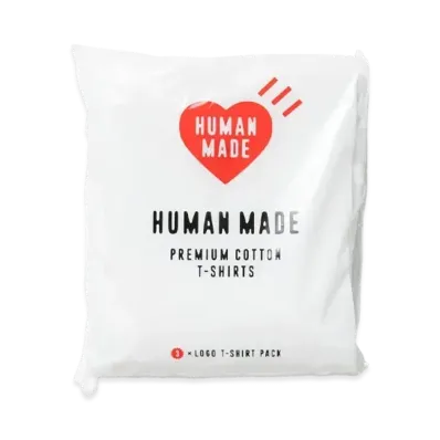 HUMAN MADE 3Pack T-Shirt Set "White"