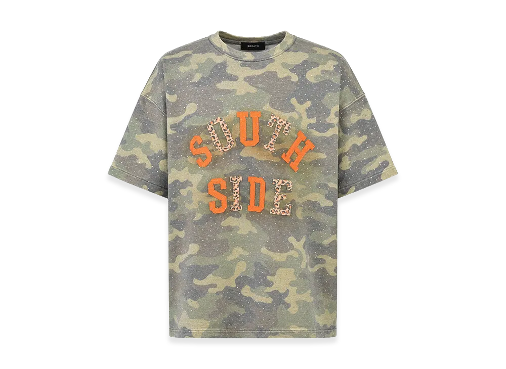 BREATH Rhinestone Wappen Tee "Camo"