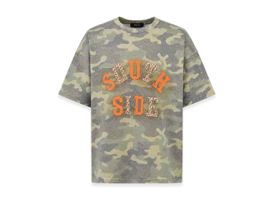 BREATH Rhinestone Wappen Tee "Camo"