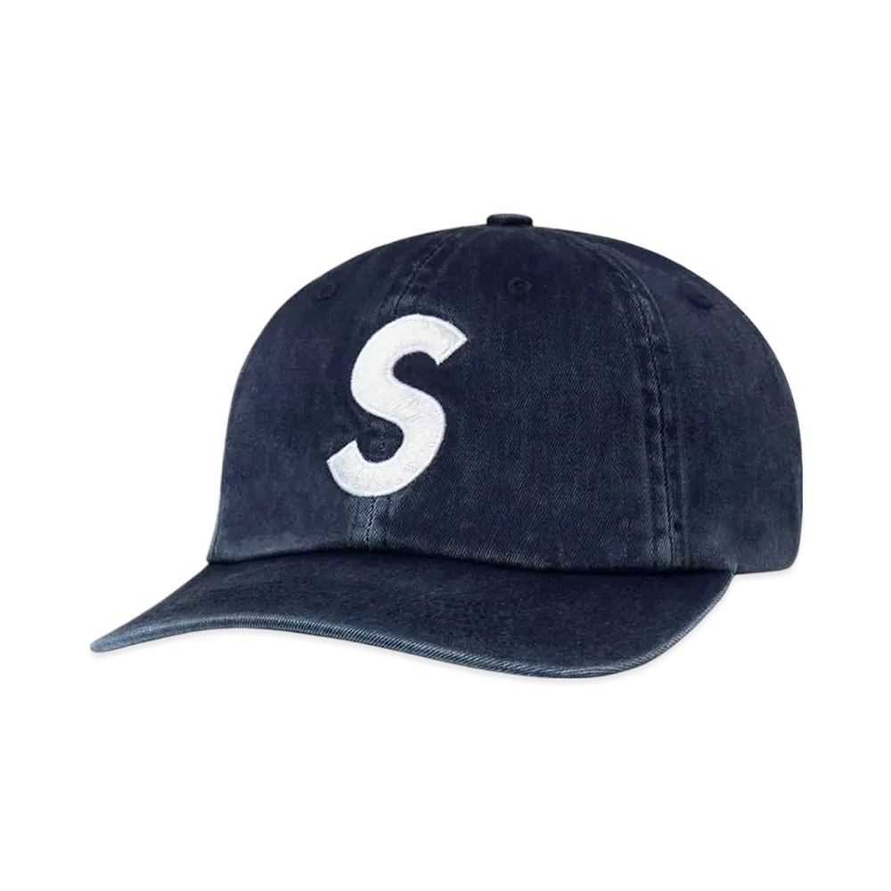 Supreme Pigment Print S Logo 6-Panel "Indigo"