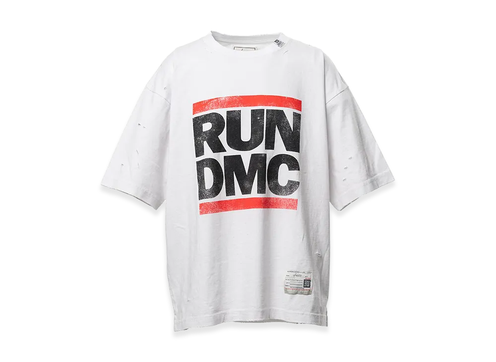 Maison MIHARA YASUHIRO x U/MUSIC Run-D.M.C. Graphic T-shirt "White"