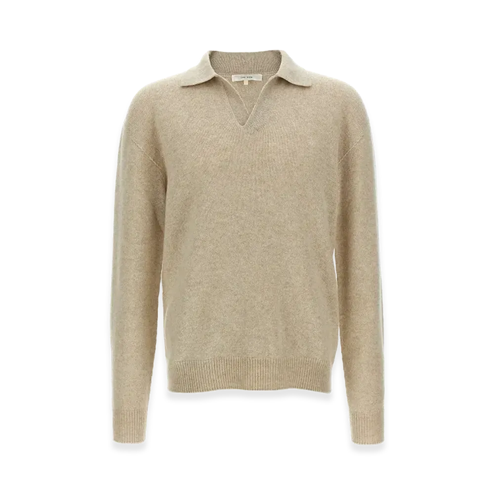 The Row 'Leach' Polo Shirt "Beige"