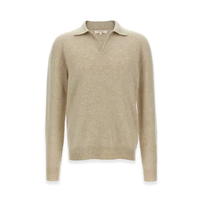 The Row 'Leach' Polo Shirt "Beige"
