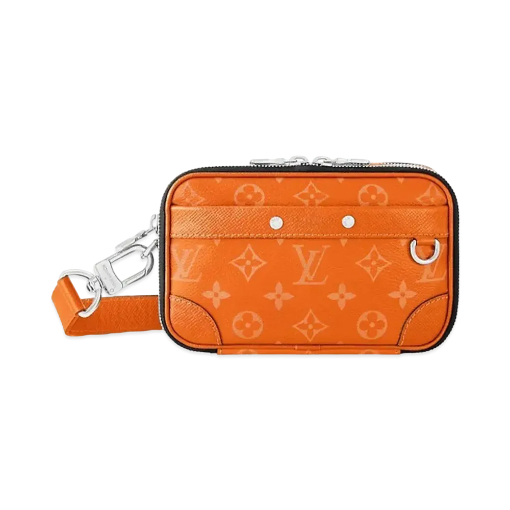 Louis Vuitton Alpha Wearable Wallet Taigarama "Tangerine"