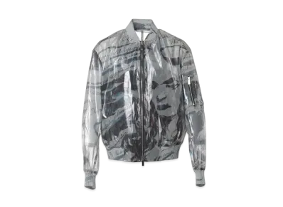 Dior x Raymond Pettibon Men's Leopard Figure Print Bomber Jacket "Multicolor"