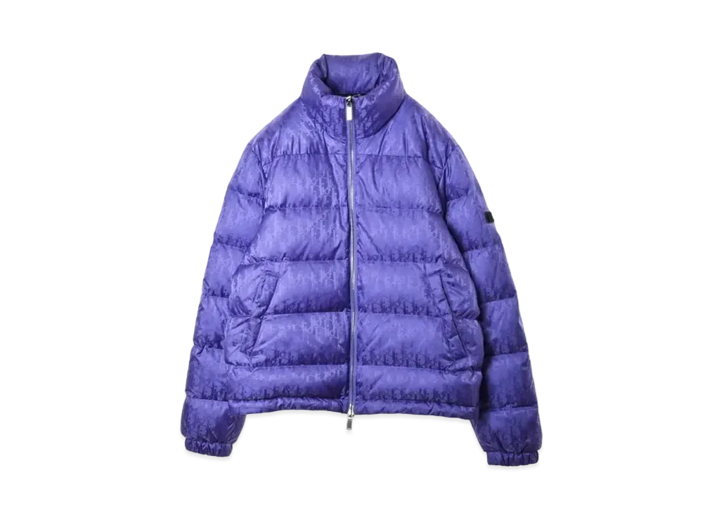 Dior Oblique Nylon Down Jacket "Purple"