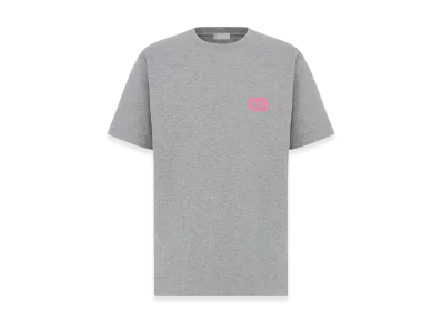 Dior CD Icon Organic Jersey Relaxed-Fit T-Shirt "Gray"