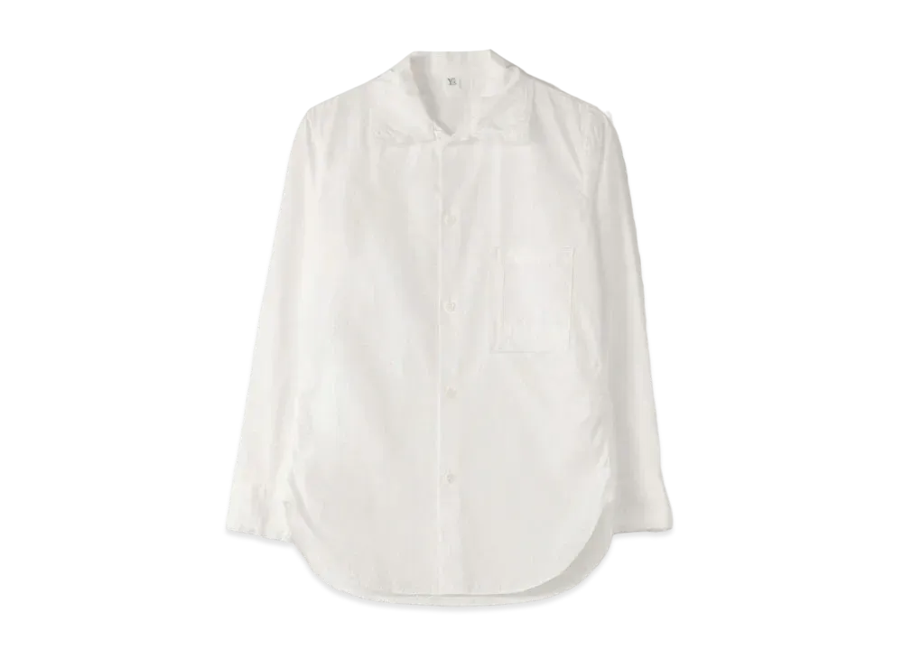 Yohji Yamamoto Y's BROAD CUT-OUT BLOUSE "White"