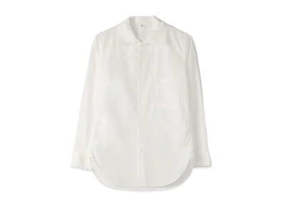 Yohji Yamamoto Y's BROAD CUT-OUT BLOUSE "White"