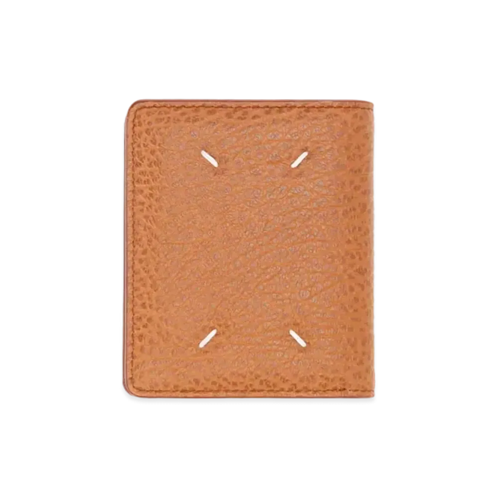 Maison Margiela Stitch Calfskin Bi-fold Card Holder "Tan"