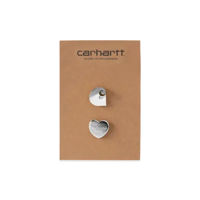 Carhartt WIP Pins Set "Silver"