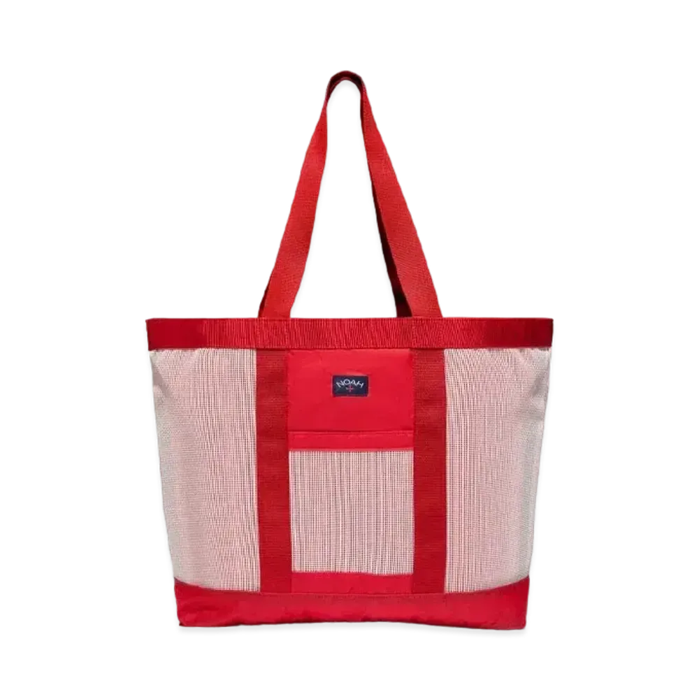 Noah Mesh Beach Bag "Red"