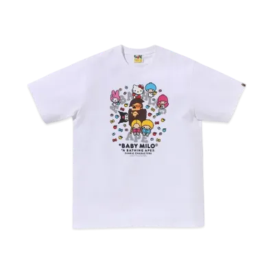A BATHING APE Baby Milo x Sanrio Characters Tee #2 "White"